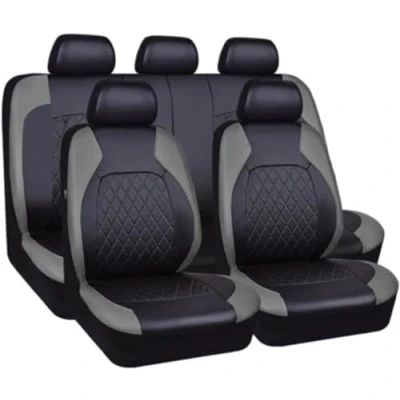 Afbeelding van Autostoelhoezen volledige set 5 zits voor V W T4 T5 T6 Multivan/MK6 2000 2025, lederen stoelhoezen beschermers kussen waterdicht ademend interieuraccessoires,B