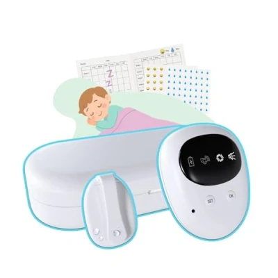 Afbeelding van MMOBIEL Draadloos Plasalarm Potjesalarm met Geluid en Trillingen Bed Plas Alarm, Incontinentie Training voor Kinderen &amp; Volwassenen Zindelijkheidstraining Vochtsensor USB Oplaadbaar