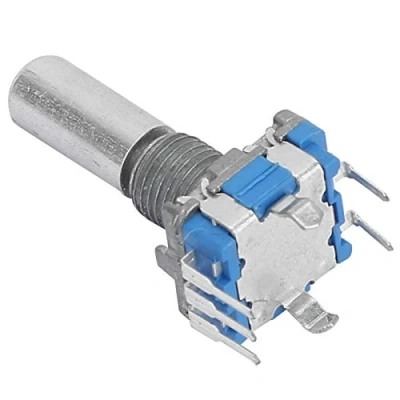 Afbeelding van EC11 Rotary Encoder, 10st Encoder Codeerschakelaar Digitale Potentiometer met Schakelaar 5 Pin voor Automotive Elektronica, Multimedia Audio