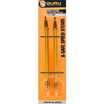 Afbeelding van Guru X Safe Speed Stems Spare Elastics (2 pcs) Maat : Long Light