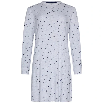 Afbeelding van Rebelle Nachthemd Silver Frost Katoen/Polyester Rib Grijs Maat 48
