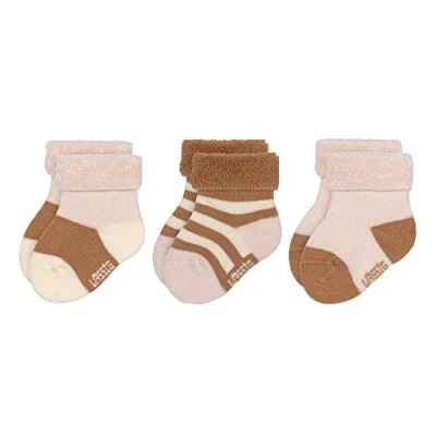 Afbeelding van LÄSSIG Kindersokken set van 3 / Caramel Pink maat 19 22