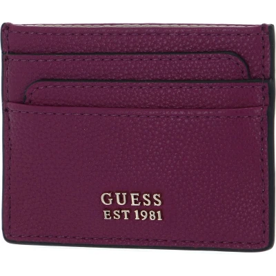 Afbeelding van GUESS Meridian SLG Card Holder Boysenberry, boysenberry