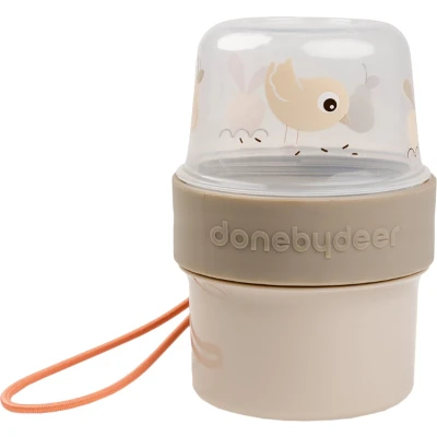 Afbeelding van Done By Deer Birdee 2 Way Snackbox Small Sand