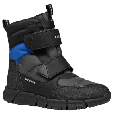 Afbeelding van Geox J Flexyper Boy B ABX, sneeuwlaarzen voor kinderen, donkergrijs/koningsblauw, 37 EU