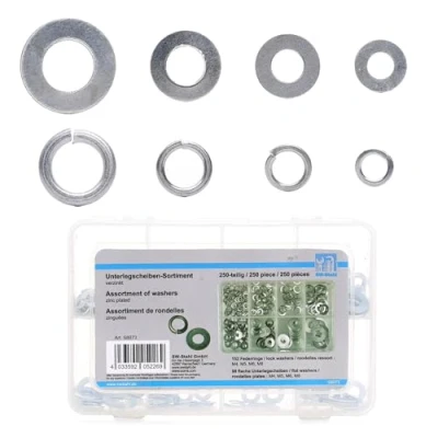 Afbeelding van SW Stahl S8073 ringenassortiment 250 stuks M4 M8