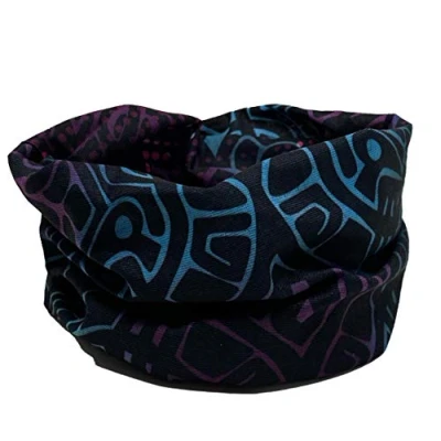 Afbeelding van Unisex naadloze multifunctionele hoofddeksels Bandana sjaal elastische buis Magische hoofdband Gaiter Balaclava Snood gezichtsmasker UV residentie (Veelkleurige stijl 3)