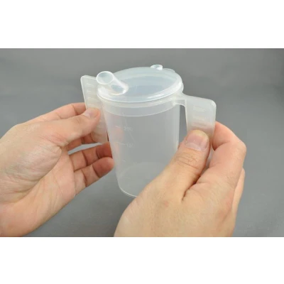 Afbeelding van Able 2 Drinkbeker met deksel/handvatten 1 stuks
