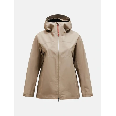 Afbeelding van Peak Performance W Treeline Shell Jacket Dames Ski jas AVID BEIGE