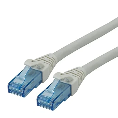 Afbeelding van Netwerkkabel Cat6a U/UTP 5 meter (100% koper, LSZH, Grijs)