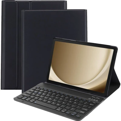 Afbeelding van Cazy Hoes met Toetsenbord QWERTY geschikt voor Samsung Galaxy Tab A9+ Zwart
