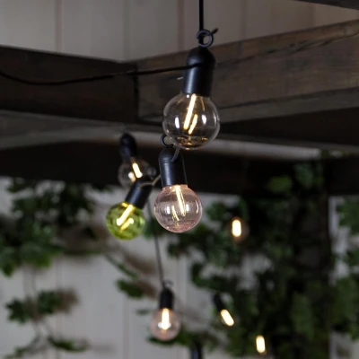 Afbeelding van Star Trading feeënverlichting Fiesta, decoratie, kleurrijk, LED, timer, warm wit, voor buiten, 3,6 meter