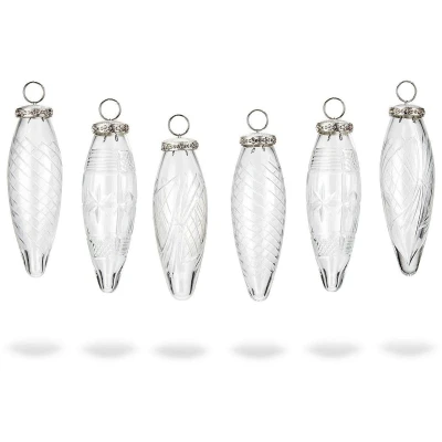 Afbeelding van LOBERON Kerstversiering set van 6 Loulay helder
