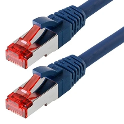 Afbeelding van Helos Patchkabel S/FTP Cat 6 blau 30,0m