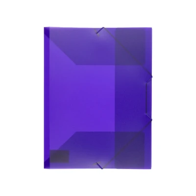 Afbeelding van Kangaro elastomap A4 PP transparant paars K 58190666