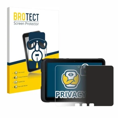 Afbeelding van BROTECT privacy screenprotector voor Samsung Galaxy Tab Active 4 Pro (Landschapsmodus) Folie Beschermfolie Blauwlichtfilter
