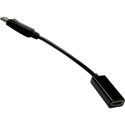 Afbeelding van Value 12.99.3144 DisplayPort kabel / HDMI Adapterkabel stekker, A bus 0.15 m Zwart