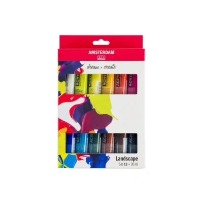 Afbeelding van Amsterdam acrylverf tube van 20 ml, etui 12 stuks, landschap