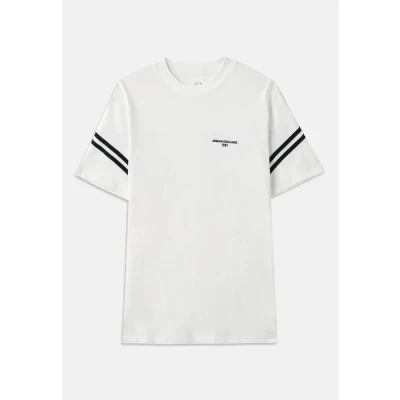 Afbeelding van Armani Exchange Tshirt print offwhite, Heren, Maat: XL, Off/white
