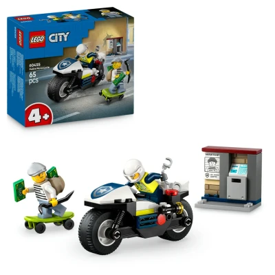 Afbeelding van LEGO 60455 Verfolgungsjagd mit dem Polizeimotorrad (60455, Stad)