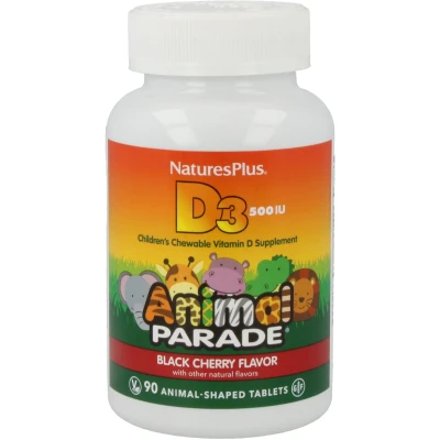 Afbeelding van Natures Plus Animal parade vitamine D3 kauwtablet 90 kauwtabletten