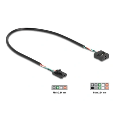 Afbeelding van Delock Kabel USB 2.0 Pfostenbuchse 2,54 mm 4 Pin zu Pfostenbuc