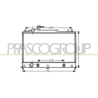 Afbeelding van Radiateur PRASCO MZ802R001