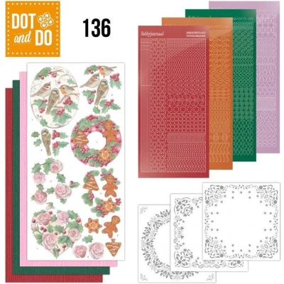 Afbeelding van Dot and Do 136 Christmas Florals