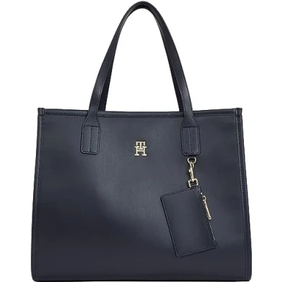 Afbeelding van Tommy Hilfiger CITY Summer TOTE Shopper, Dames, Maat: One Size, Space blue