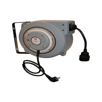 Afbeelding van Holzmann Maschinen H050500023 Kabelhaspel 15.00 m Zwart Randaarde stekker
