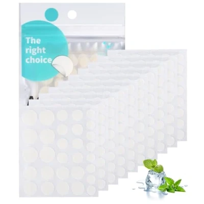 Afbeelding van LEAZZLE 360 stuks puistjespatches, hydrocolloïde, puistjespatels, onzichtbaar, natuurlijk hyaluronisch, transparante puistjespleisters, onzichtbaar met theeboomolie, snelle genezing groot, acne