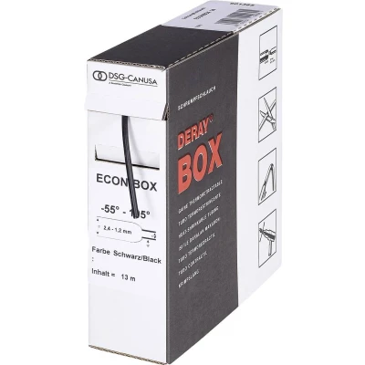 Afbeelding van DSG Canusa 8640030953 Krimpkous zonder lijm Zwart 3.20 mm 1 Krimpverhouding:3:1 10 m