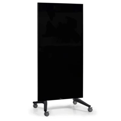 Afbeelding van Legamaster mobiel glasbord 90x175cm zwart