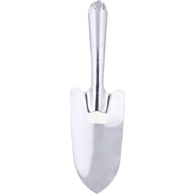 Afbeelding van Esschert Design Flessenopener Plantschop 8 X 27 Cm Rvs Zilver
