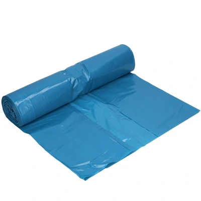 Afbeelding van 100x Containerzakken 65/25 x 140 cm 70mu blauw