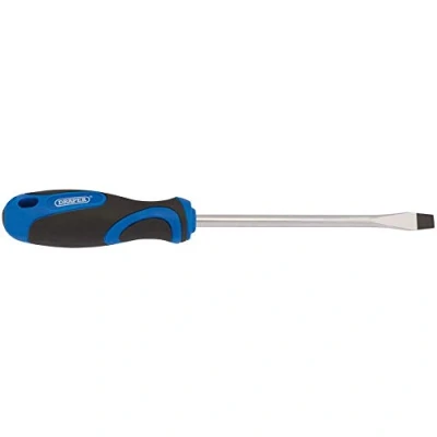Afbeelding van Draper 48924 Plain Slot Schroevendraaier met Soft Grip Handvat, 8.0mm x 150mm