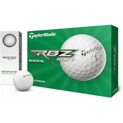 Afbeelding van TaylorMade RBZ Soft Dozen golfballen, wit, een dozijn 2021