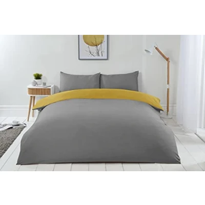 Afbeelding van Emma Barclay Lyla Omkeerbaar dekbed, polyester, roze/grijs, King
