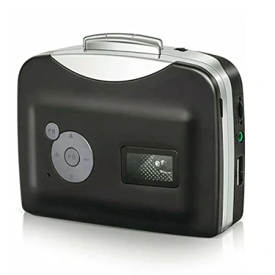 Afbeelding van Cassettespeler, draagbaar van tapes naar MP3 converter Audio muziekspeler Capture cassetterecorder USB cassette Digitale tape met hoofdtelefoon