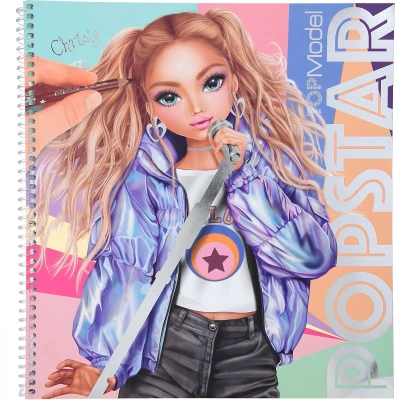 Afbeelding van Depesche TOPModel POPSTAR kleurboek