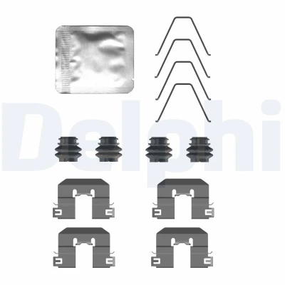 Afbeelding van Delphi Diesel Rem montageset LX0758