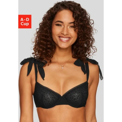 Afbeelding van Lascana Vivance BY WIRE BRA Beugel BH, Dames, Maat: 70A, Black