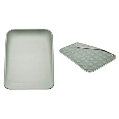 Afbeelding van Leander Matty wikkelkussen + topper in de kleur sage green