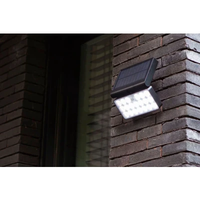 Afbeelding van LUTEC LED solarlamp Solar Aussenwandl. TUDA