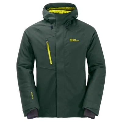 Afbeelding van Jack Wolfskin Troposphere Ins Jkt M Herenjas, zwart/olijfgroen,