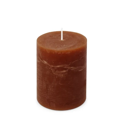 Afbeelding van Spaas Rustieke Pillarkaars 80/110 mm 65u bordeaux
