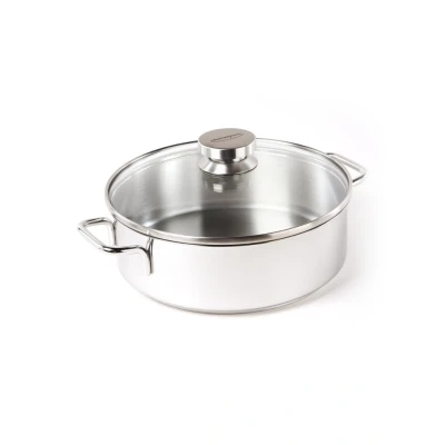 Afbeelding van Demeyere Apollo Hapjespan met glazen deksel 24 cm