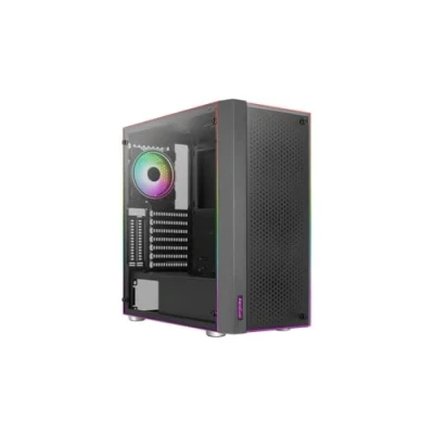 Afbeelding van Aerocool Skribble Midi Tower Zwart