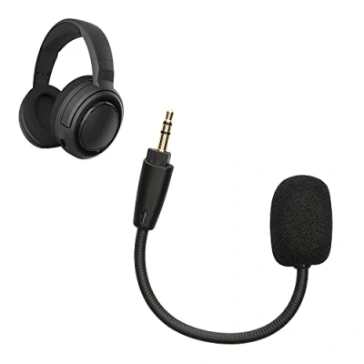 Afbeelding van kwmobile microfoon voor gaming headset Compatibel met Corsair HS35 / HS45 10 cm In zwart