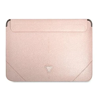 Afbeelding van Guess Saffiano Laptoptas voor o.a. Apple MacBook (16&quot;) Roze